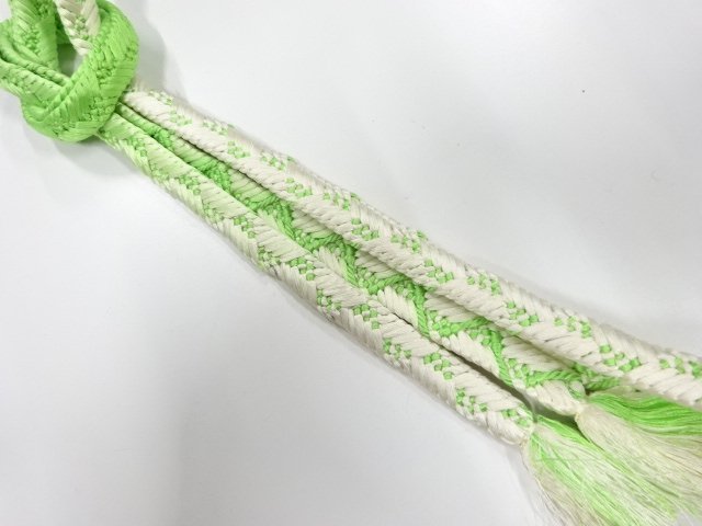 JAPANESE KIMONO / HAND-TIED OBIJIME